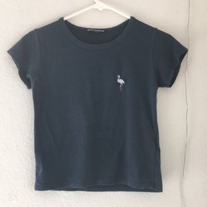 Brandy Melville Flamingo Tee